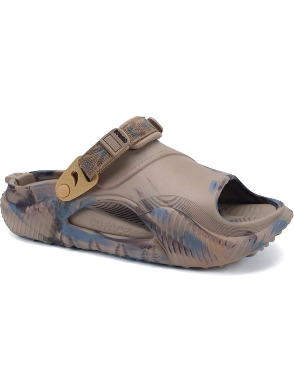Men's Beige Brown Orthopaedic Mules Recovery Sandals Summer Fascistic Casual